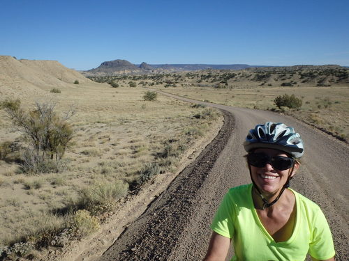 GDMBR: We rode about a mile to find a nice piece of earth to camp upon.